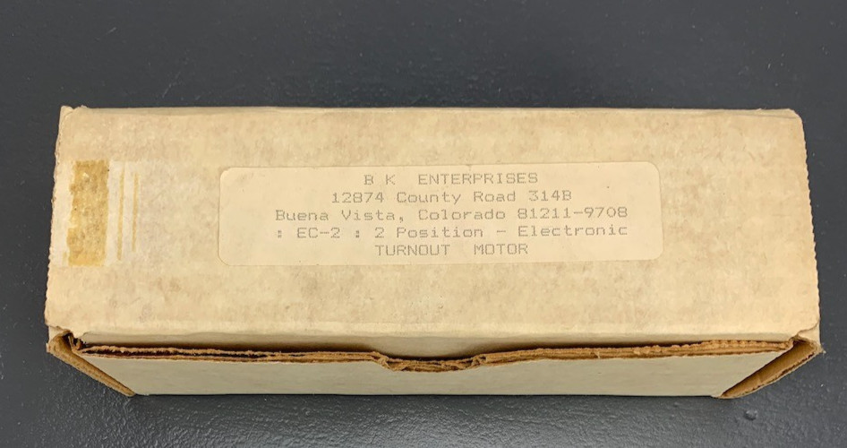 BK Enterprises electronic turnout motor NOS E0156