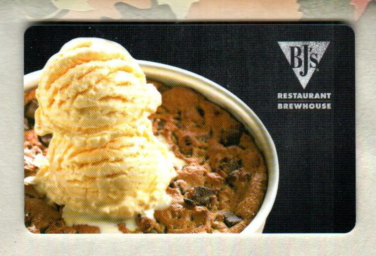 BJ'S RESTAURANT BREWHOUSE Pizookie ( 2017 ) Gift Card ( $0)