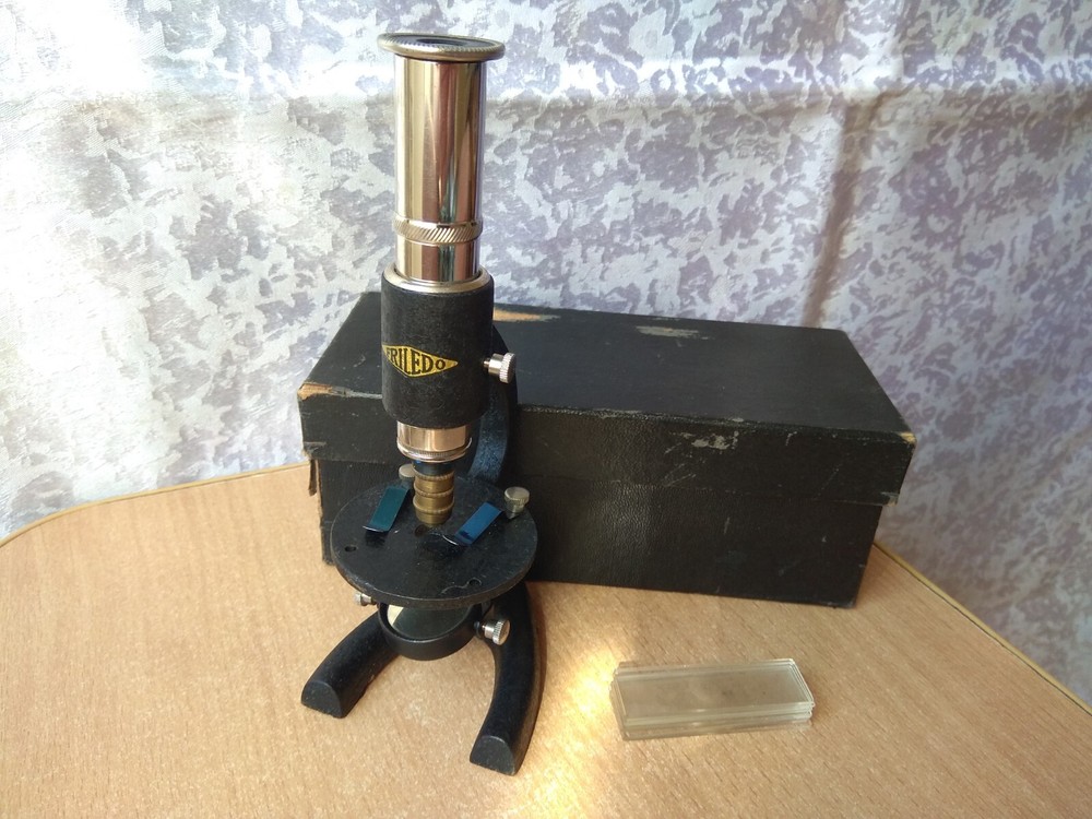 Rare Vintage antique ORIGINAL Microscope Friledo retro tool device