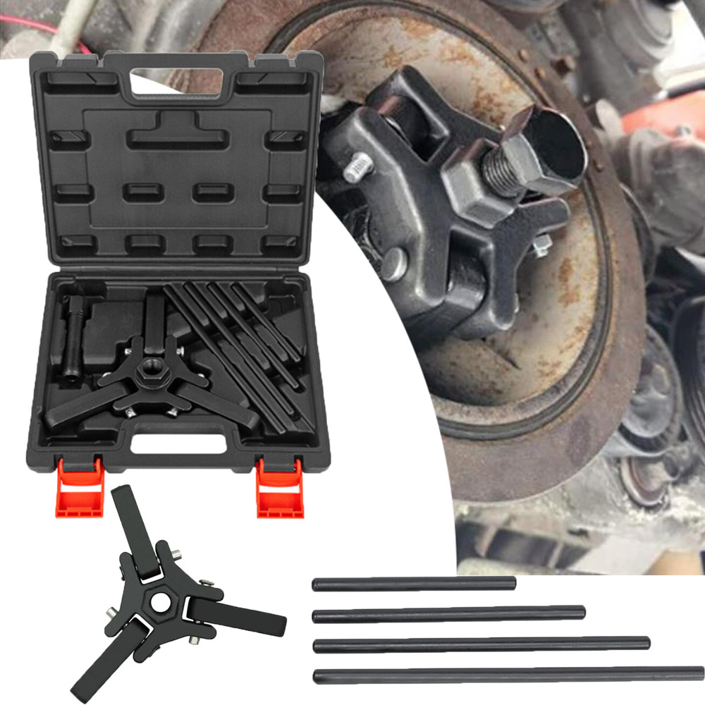 Harmonic Balancer Puller Crank Pulley Removal Kit Engine Motor Rod Auto LS GM