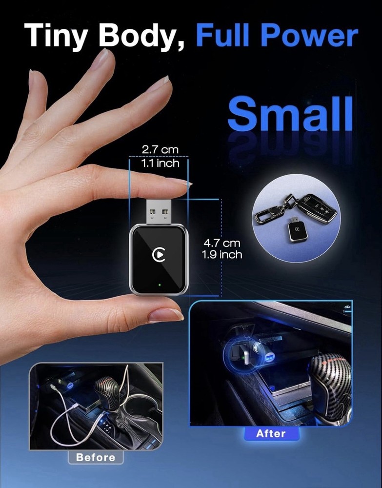 🔥CARPLAY WIRELESS ADAPTOR🔥