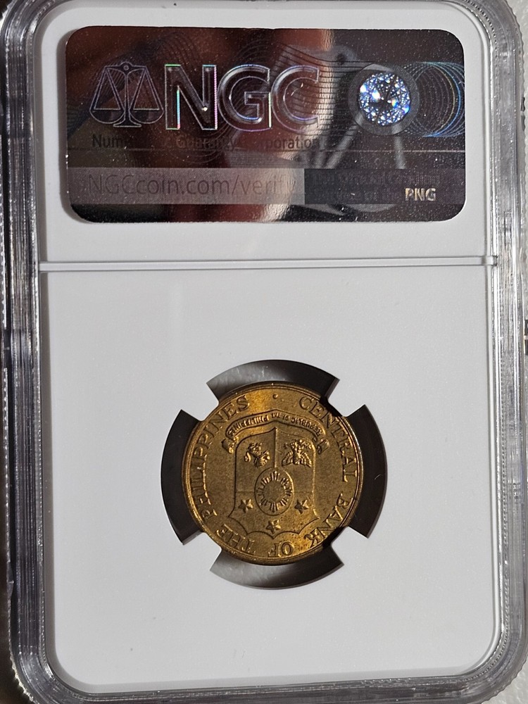 Philippines 5 Centavos 1963 NGC MS 64