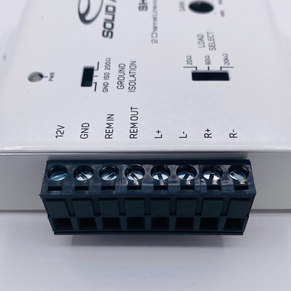 Solid Audio 2-Channel Active Line Output Converter with Auto Turn On SHLOC/22