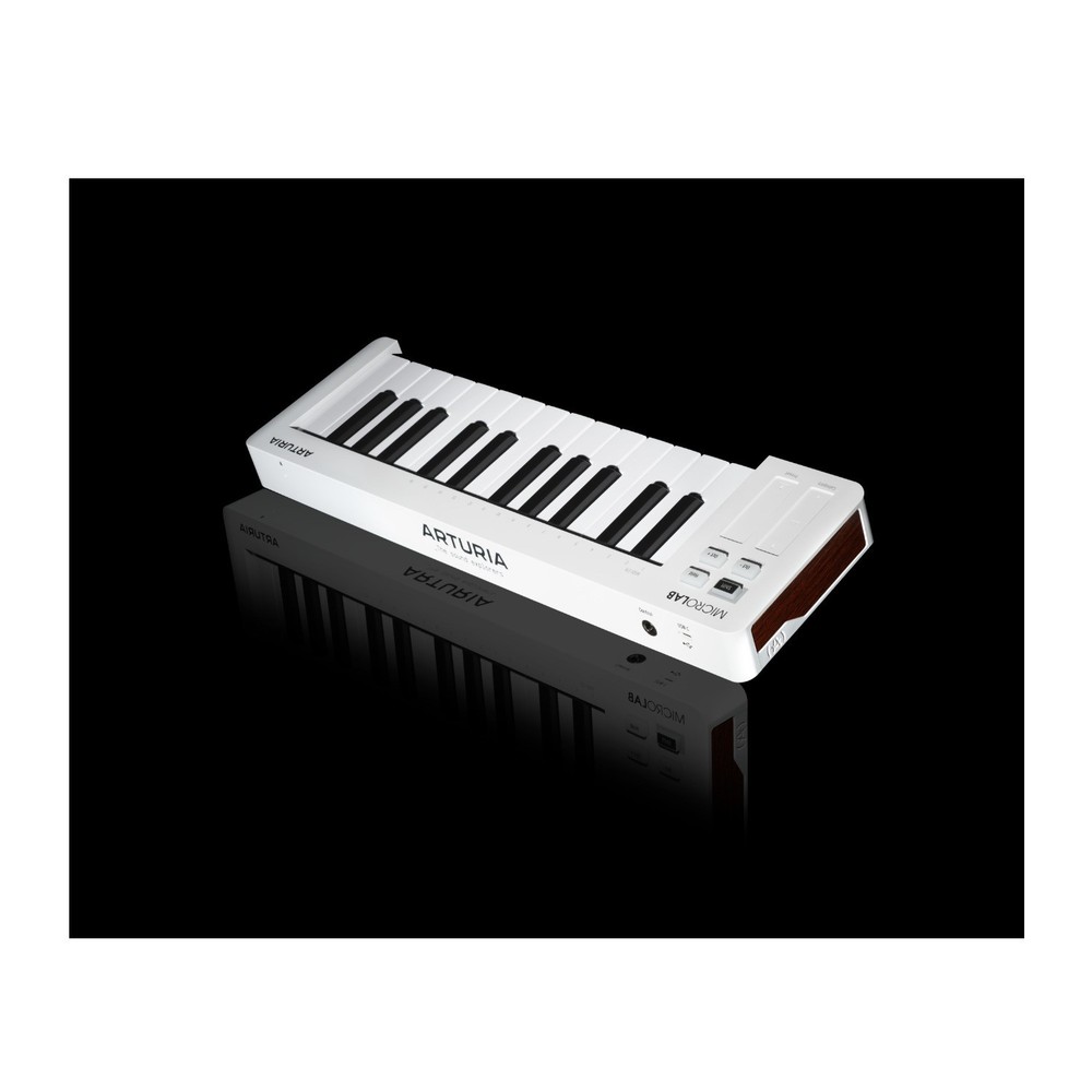 Arturia MicroLab mk3 25-Key Universal MIDI Controller (White)
