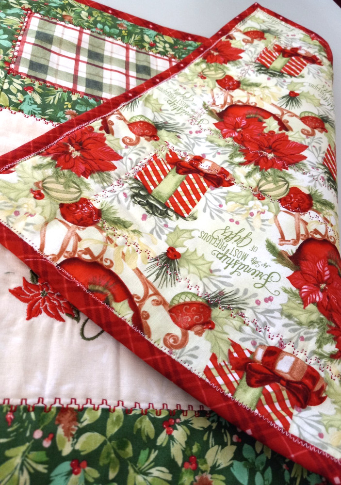 Handmade Quilted Christmas Tablerunner