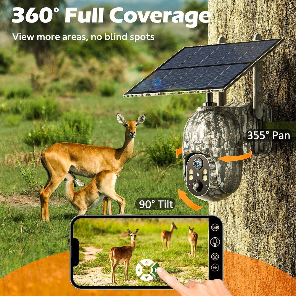 Cellular Trail Camera 3rd-Live View Remote Access Solar Powered Game/Deer Camera