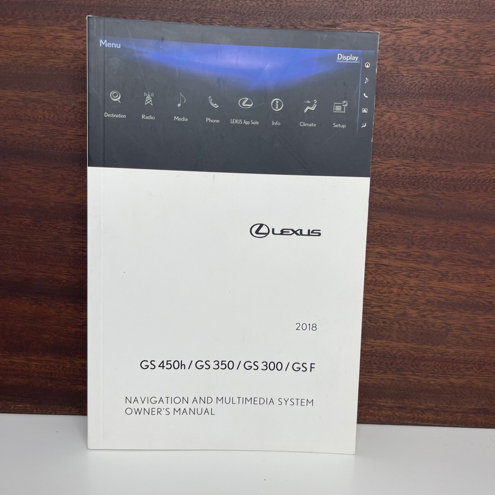 2018 Lexus Nav/Multimedia Owners Manual