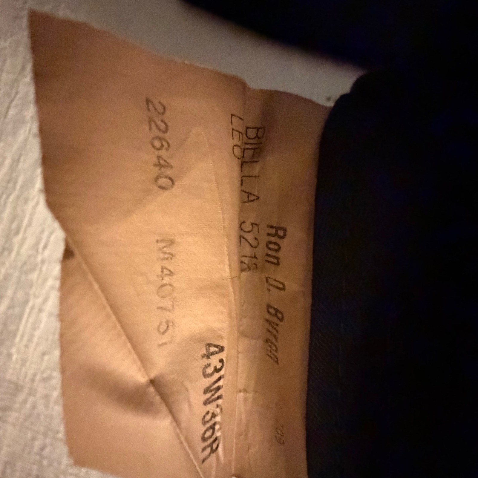 Byron Men's Double Breasted Suit Made in Canada Vintage