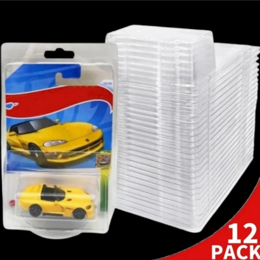 12Pack Mainline Standard Protector Case Storage for Hot Wheels and Matchbox US