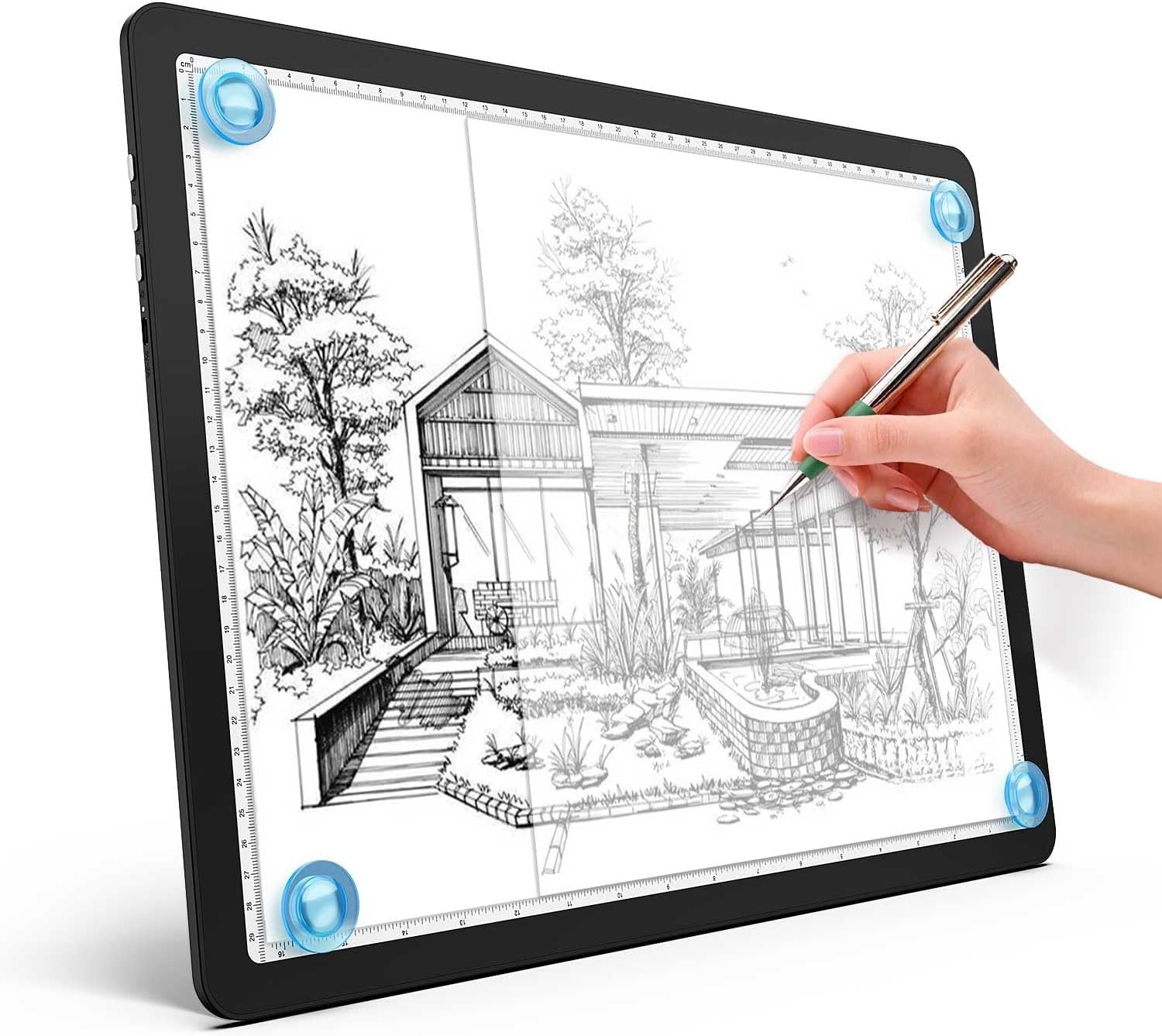 A4 LED Light Box for Tracing and Drawing - Ultra-Thin Dimmable Artist Copy Board