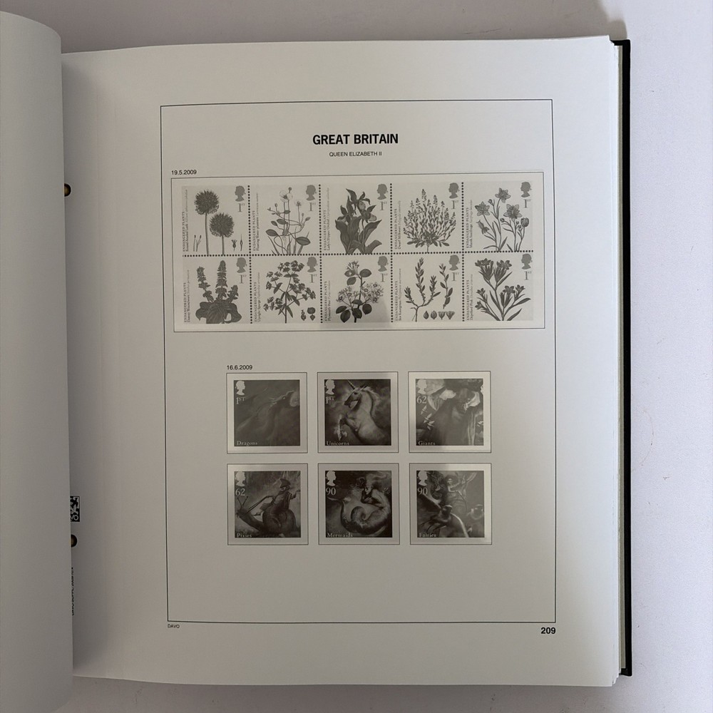 GB Stanley Gibbons Hingeless, DAVO Album + slipcase Vol V, 2008-2011, Fine used