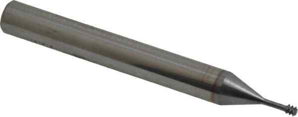 Vargus #4-40, #5-40, #6-40 Thread, 1/4" Shank Diam, Bright Coating, Solid Car...