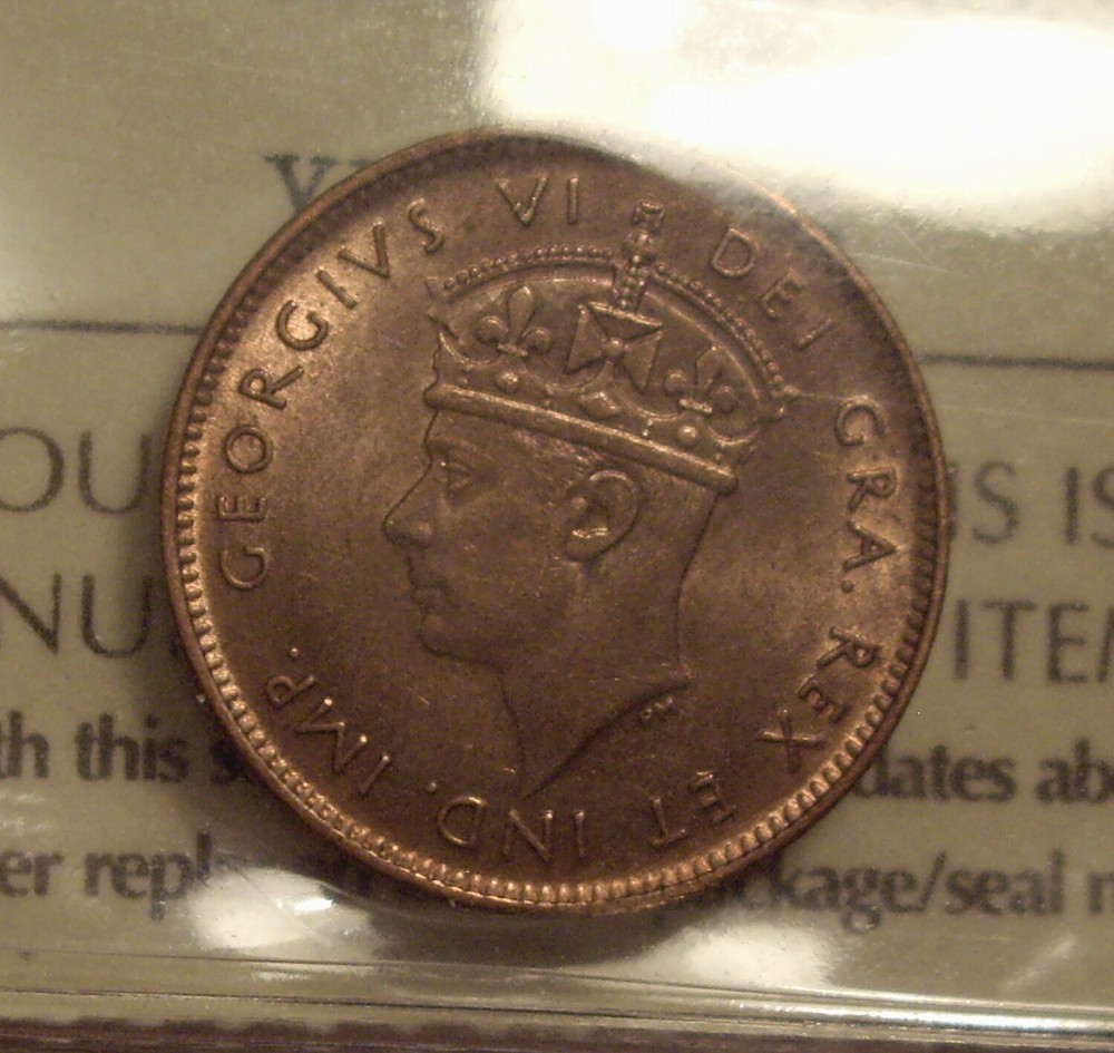 Canada Newfoundland 1941c Small Cent - ICCS MS-64