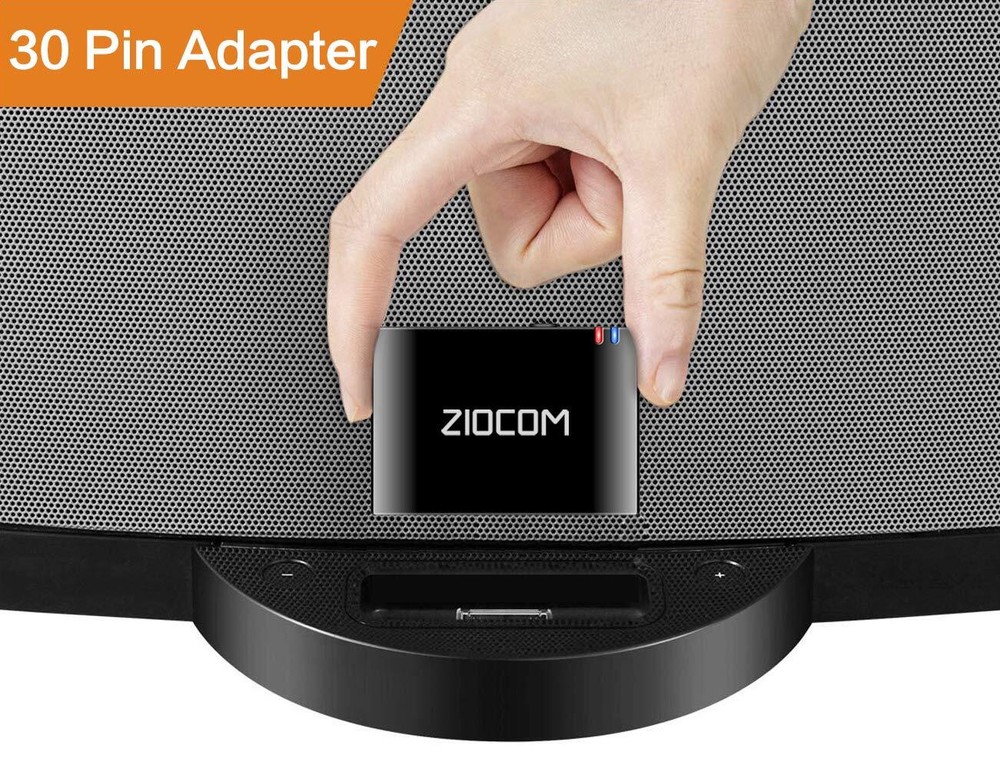 Ziocom 30 Pin Bluetooth Adapter Receiver For Bose Ipod Iphone Sounddock