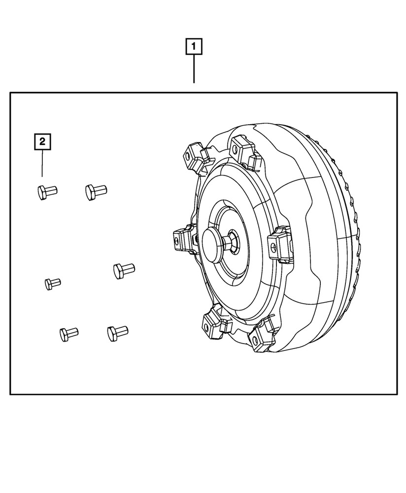Genuine Mopar Hex Head Bolt 6510403AA