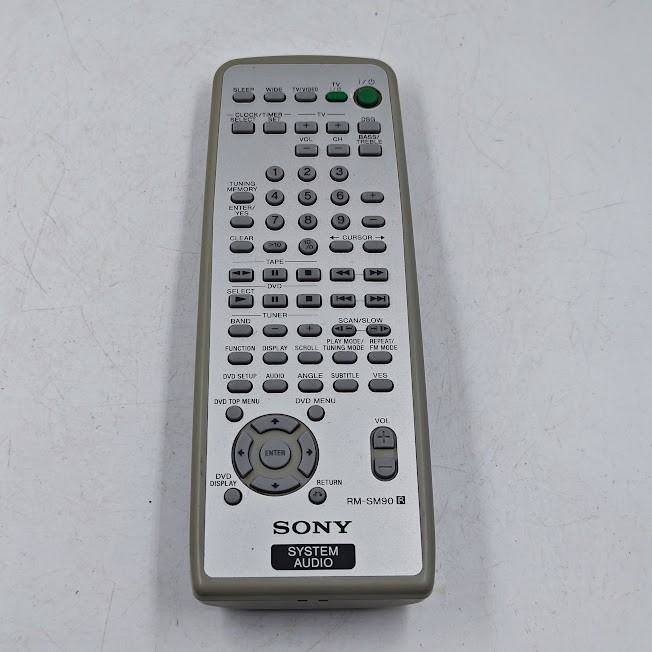 Sony RM-SM90 Remote Control - Working, Missing Battery Cover