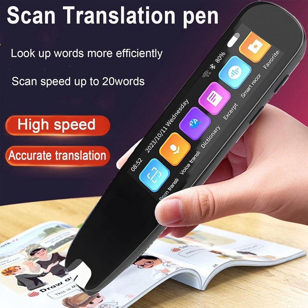Scan Reader Pen, OCR Digital Pen Reader, Text to Speech Reading Pen, Voice6607