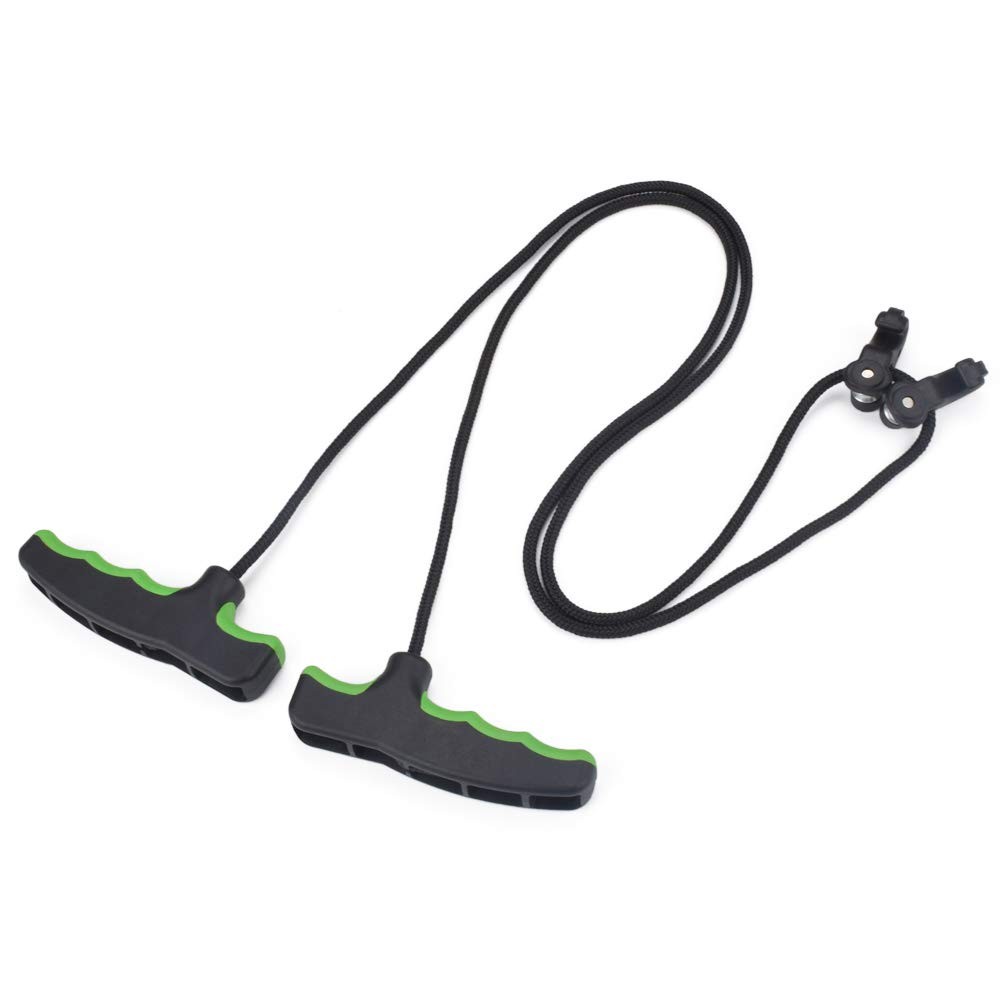 Crossbow Rope String Cocking Device Double Handle for Archery Bow Hunting Too...