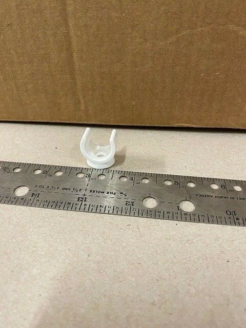 5 Plastic 5/8 inch clips for the underside of your TV tray tables