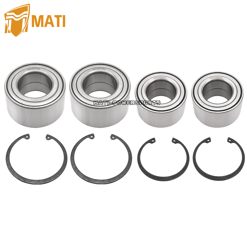 Front Rear Wheel Bearings Kit for Polaris Sportsman 400 450 500 570 600 700 800