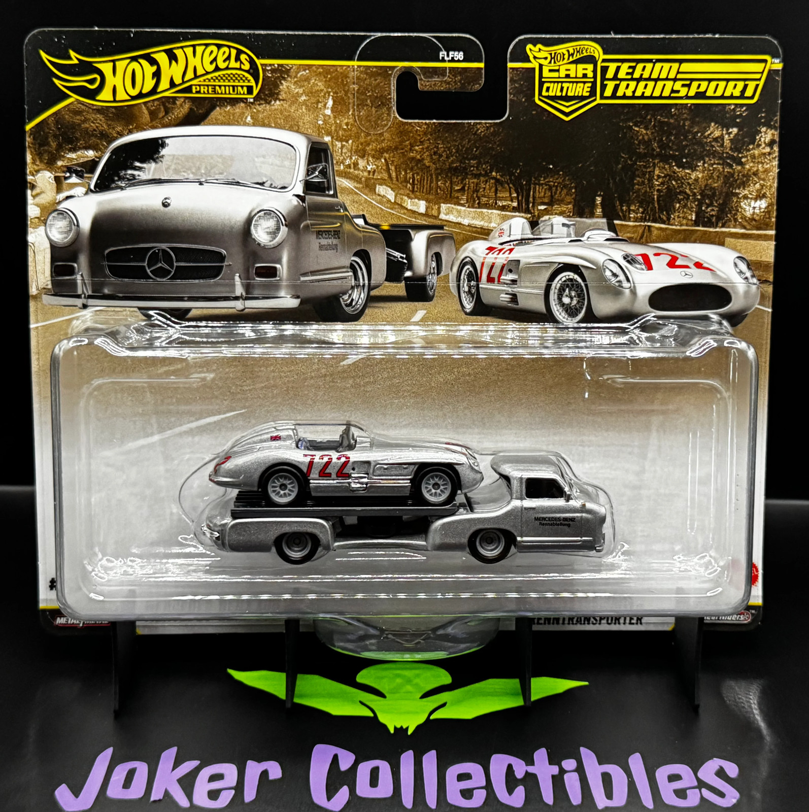 Hot Wheels Team Transport Mercedes-Benz 300 SLR & Renntransporter #89