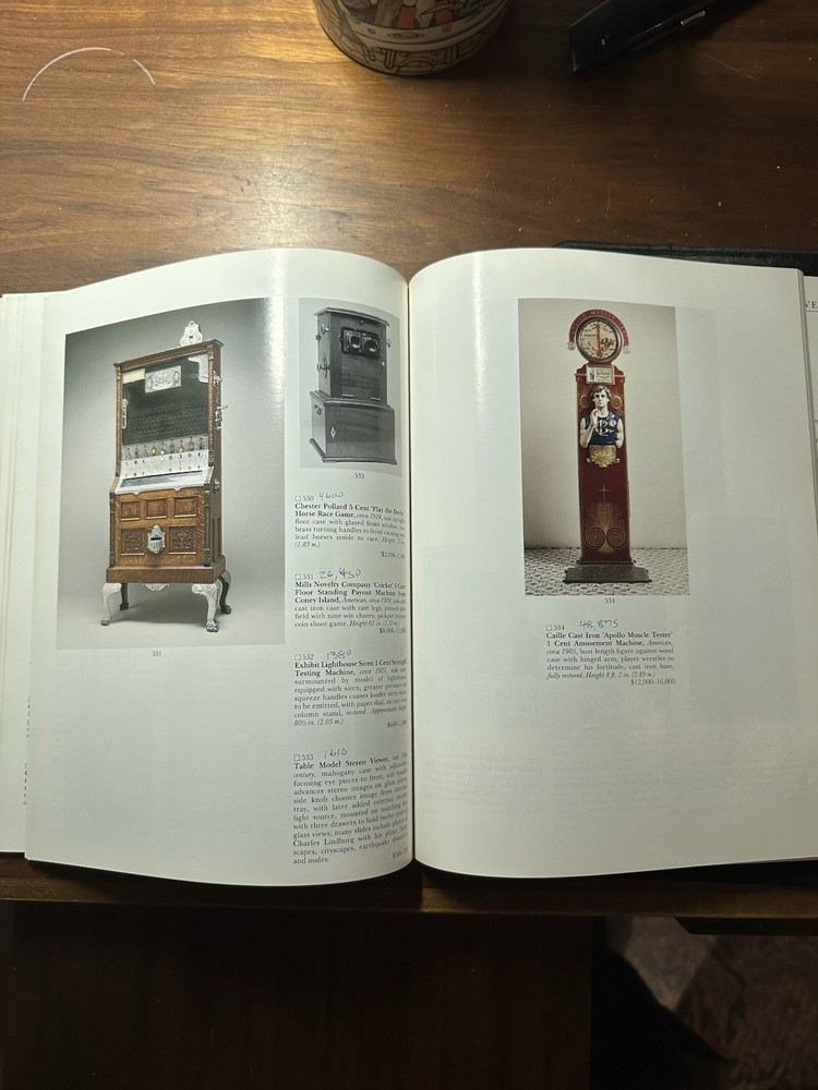 Penny Arcade Machines. Dr. James Smith Collection.
