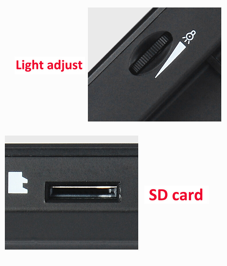 USB Digital Electronic Microscope DM4 4.3"LCD Display VGA Microscope with Stand