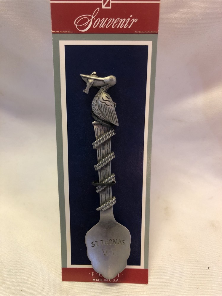 ST. THOMAS V.I. VIRGIN ISLANDS SOUVENIR SPOON