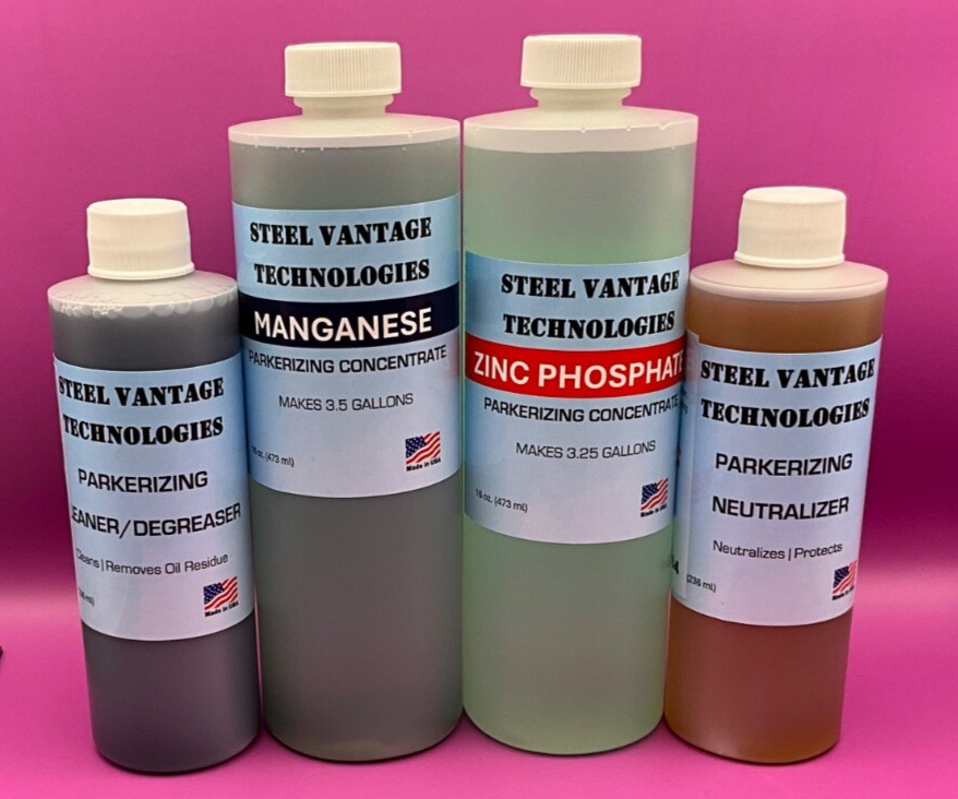 COMBO PARKERIZING ORIGINAL HOME KIT GUNSMITH KNIFE MAKING AUTO RESTORE