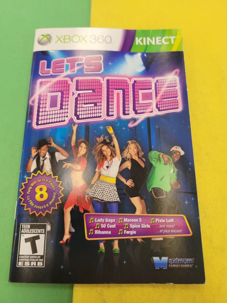 Let's Dance (Xbox 360)  Manual Only