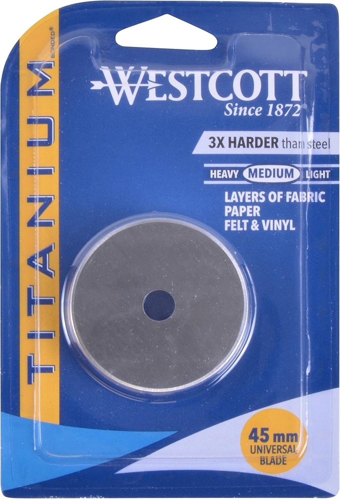High-Performance 45mm Titanium Bonded Replacement Blade for Every Crafting Need
