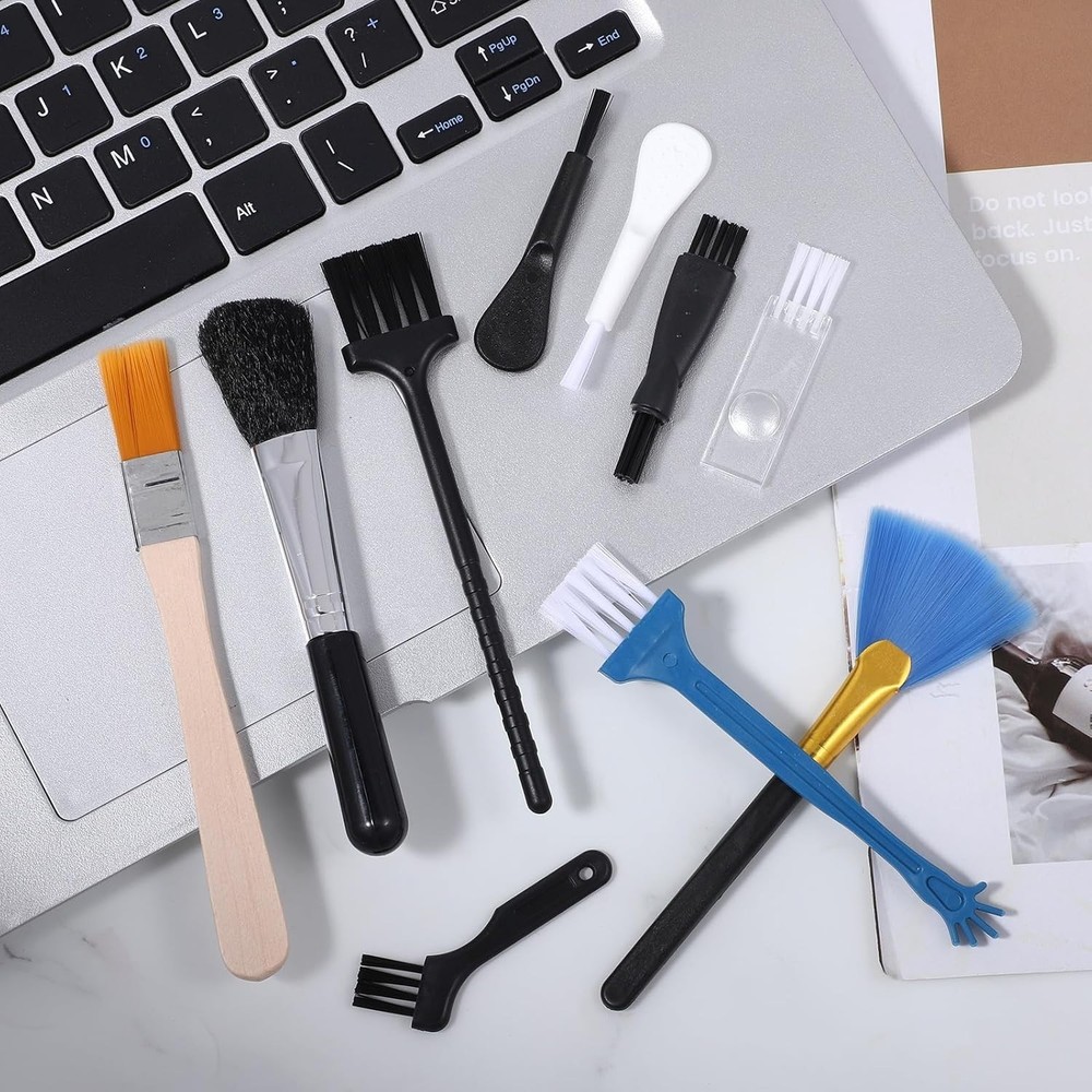 10 PCS Mini Keyboard Cleaning Brushes Kit, Anti-Static Electronic Dust Cleani...