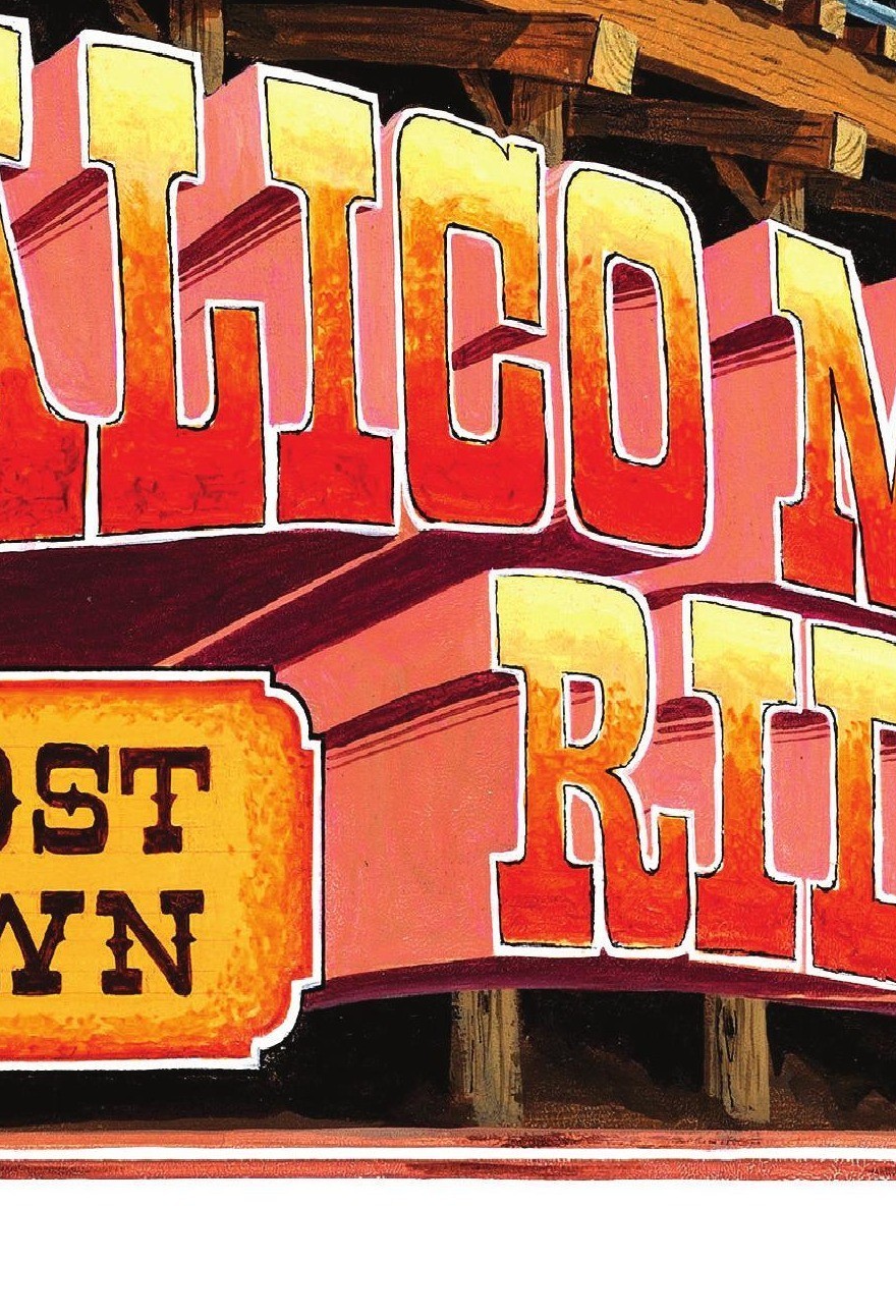 Knotts Berry Farm Calico Mine Train Ghost Town Poster 11x14 11x17 12x18 13x19