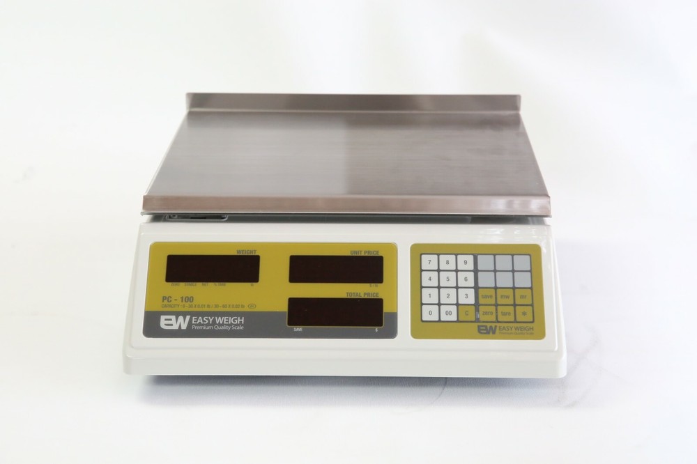 EASY WEIGH PC-100 Price Computing Scale 60Lb Weigh Scale S2000 PC100