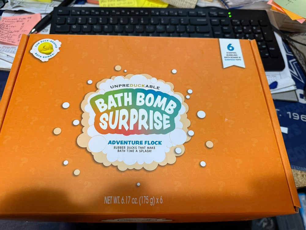 UNPREDUCKABLE--BATH BOMS--6 DUCK BATH BOMBS--NEW