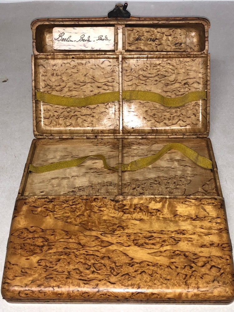 Russian karelian birch large cigarette case