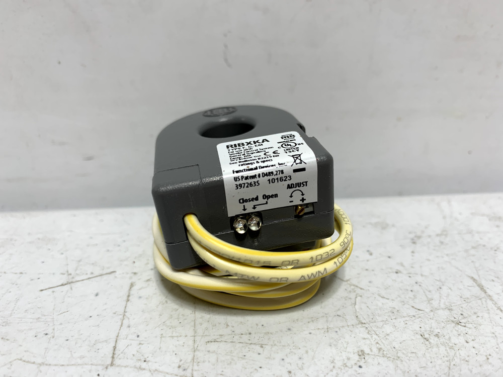 Functional Devices RIBXKA Current Sensor Switch Solid Core Adjustable 0.50-150A