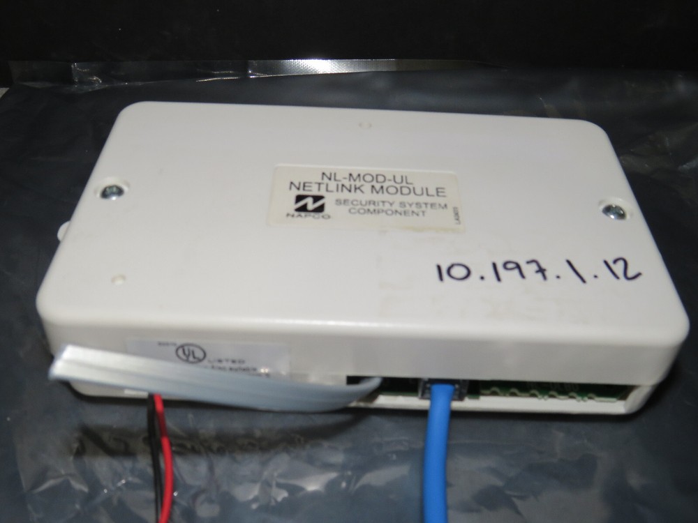 NAPCO NL-MOD-UL NETLINK INTERNET COMMUNICATIONS CONNECTION MODULE CONTROLLER