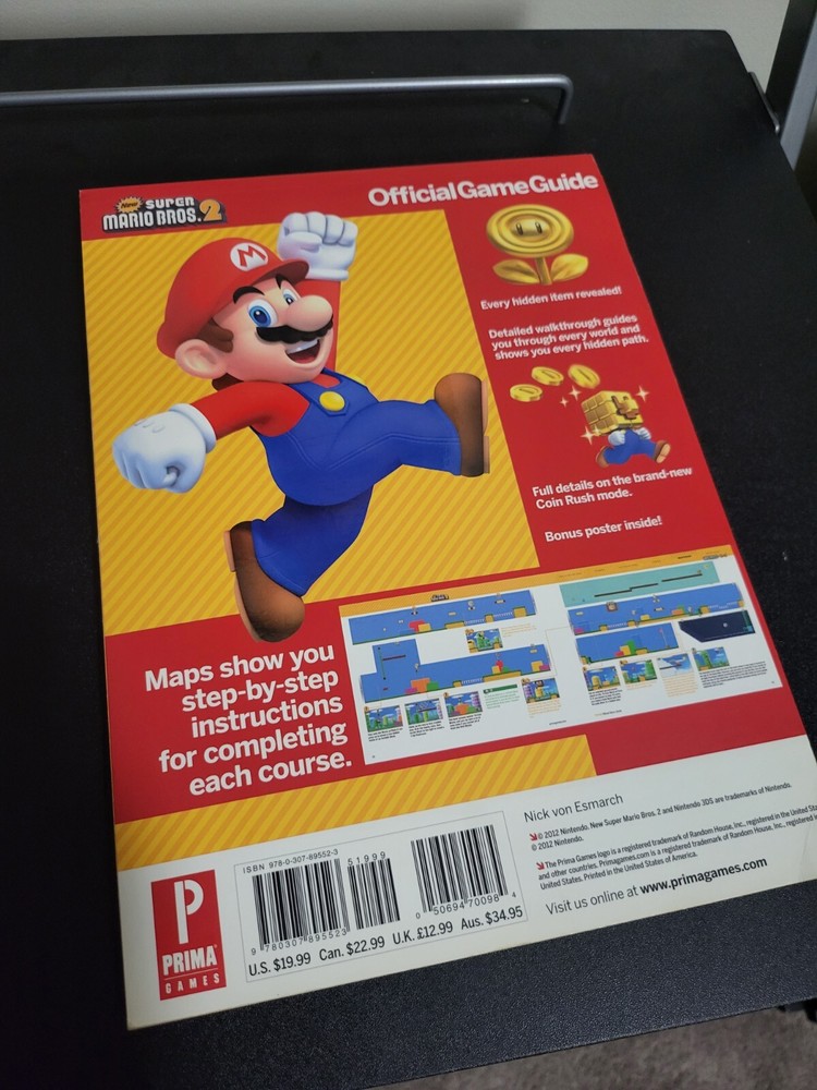 New Super Mario Bros. 2 Prima Official Game Guide Paperback