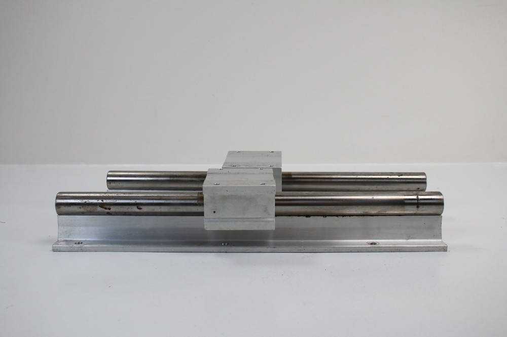 Supported Linear Shaft Rail Guide with blocks