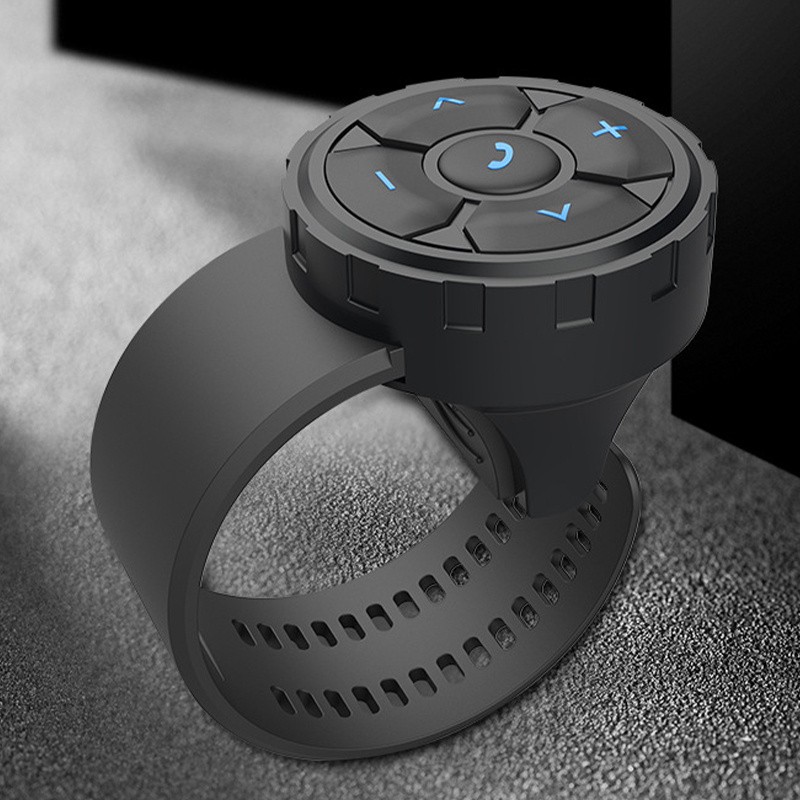 Bluetooth Remote Control Media Button Car Motorcycle Bike Steering Recharging