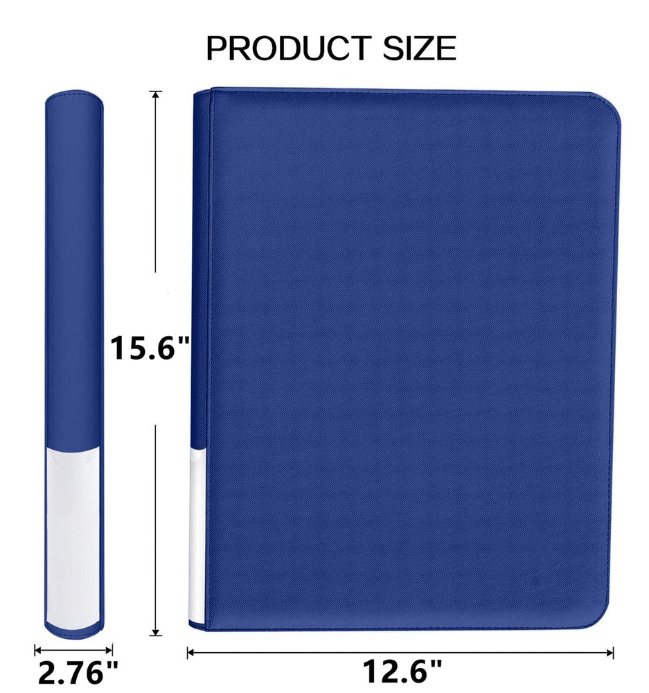 ANIXITECH Toploader Binder,9-Pocket Double Sided Top Loader Binder ,Holds 288...