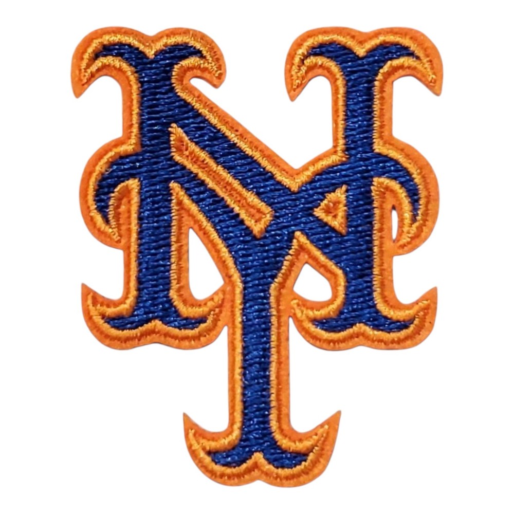 New York Mets Patch. Embroidered. Iron On Backing 2.25"x2"