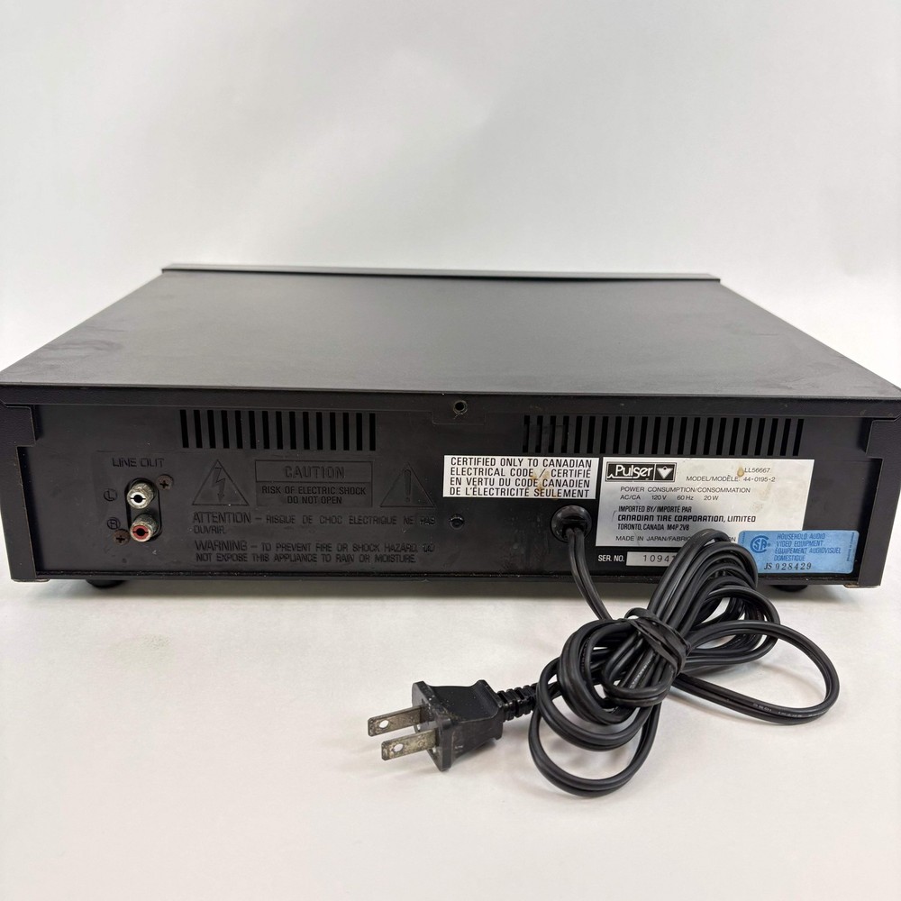 Broken Pulser Compact Disc Player 44-0195-2 For Parts