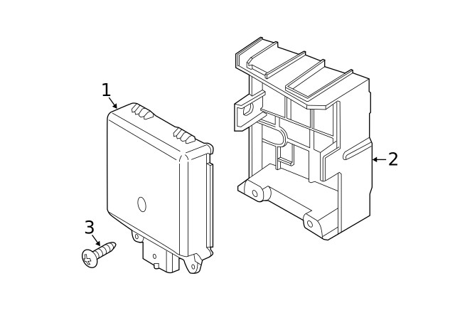 Genuine Ford Blind Spot Detection System Warning Sensor Bracket GB5Z14D189D