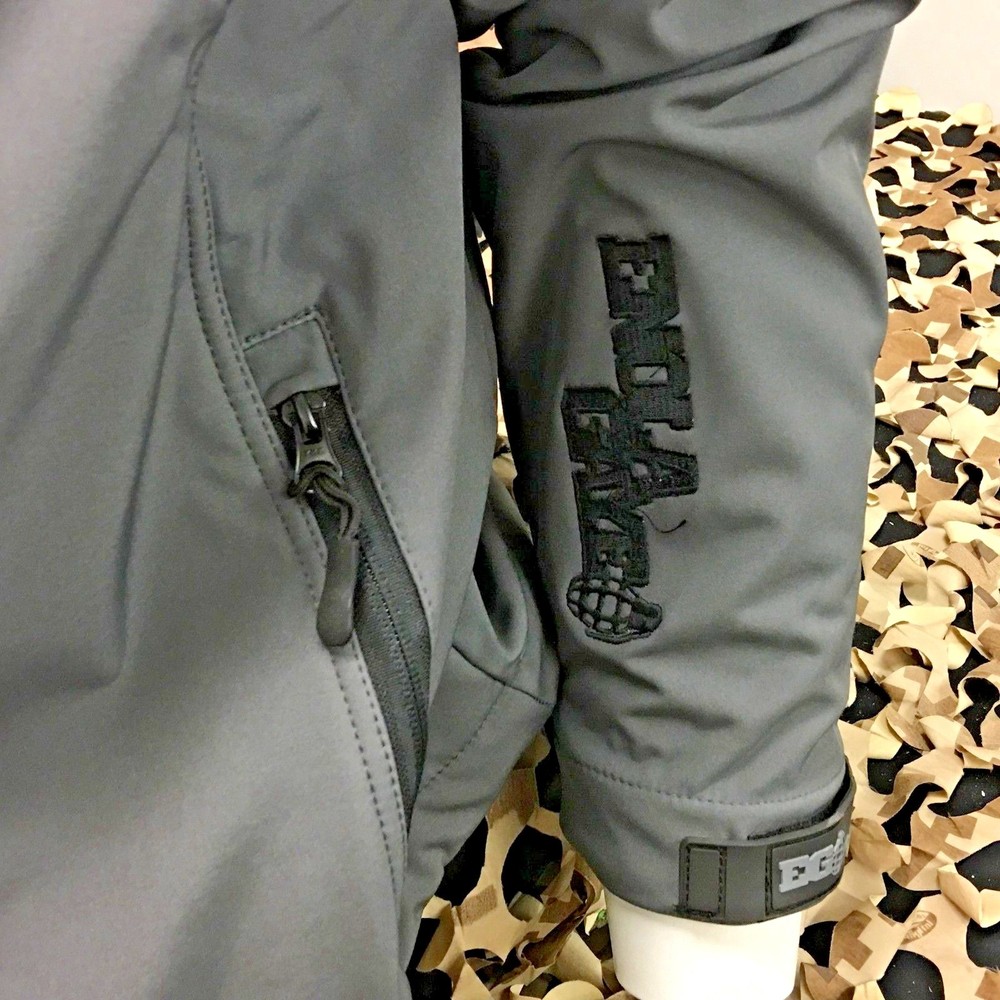 NEW Enola Gaye TechOne Windbreaker Jacket - Grey - Small
