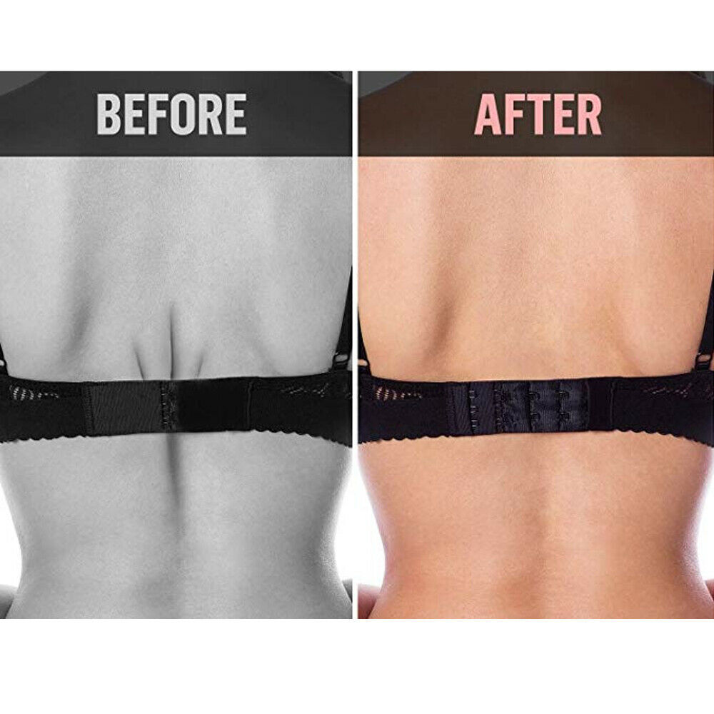 4Pcs Adjustable Bra Extender 2/3/4 Hooks with Elastic Underwear Strap Extension