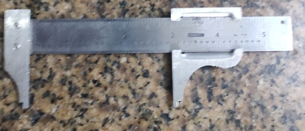 🗽GENERAL NO 729 POCKET CALIPER