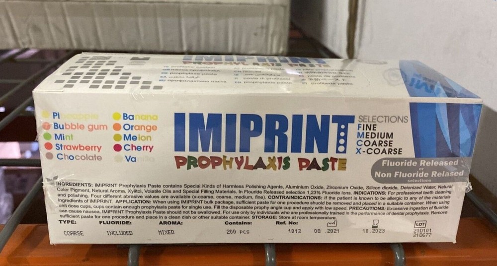 Imiprint Prophylaxis Paste Capsules 10 x 2 g Capsules Box - Loose