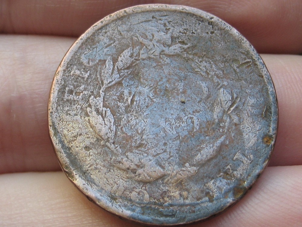 1835-1839 Matron Head Large Cent- Rotated Reverse Die Mint Error!